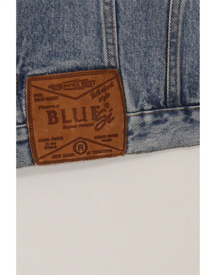 Vintage Mens Denim Jacket UK 40 Large Blue
