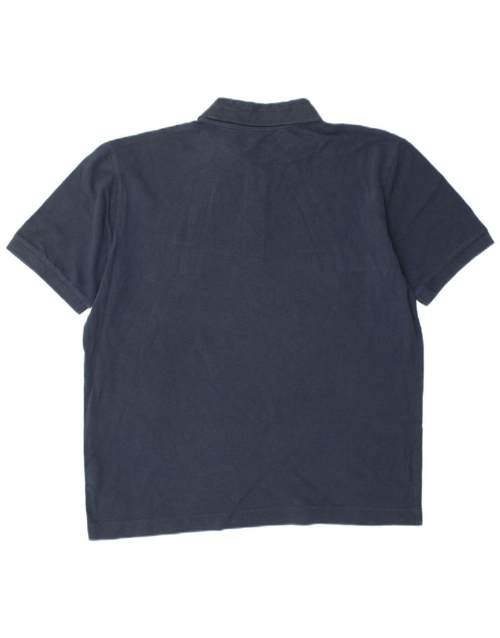 KAPPA Mens Polo Shirt XL Navy Blue Cotton