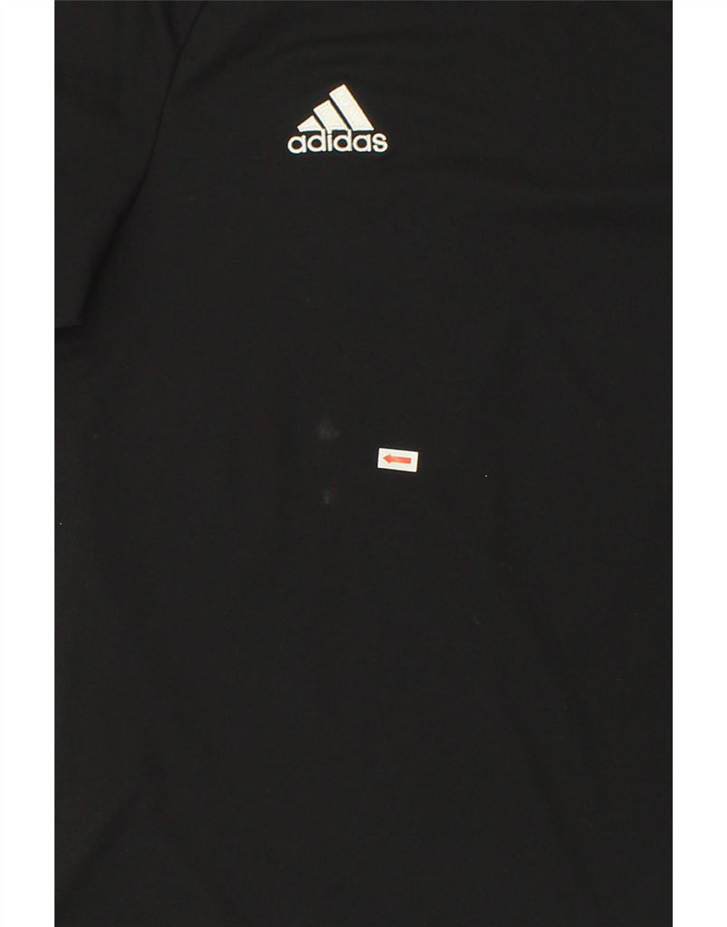 ADIDAS Mens Climalite T-Shirt Top XL Black Polyester | Vintage Adidas | Thrift | Second-Hand Adidas | Used Clothing | Messina Hembry 