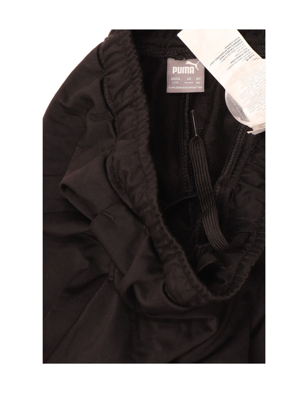 PUMA Boys Tracksuit Trousers Joggers 13-14 Years  Black Polyester