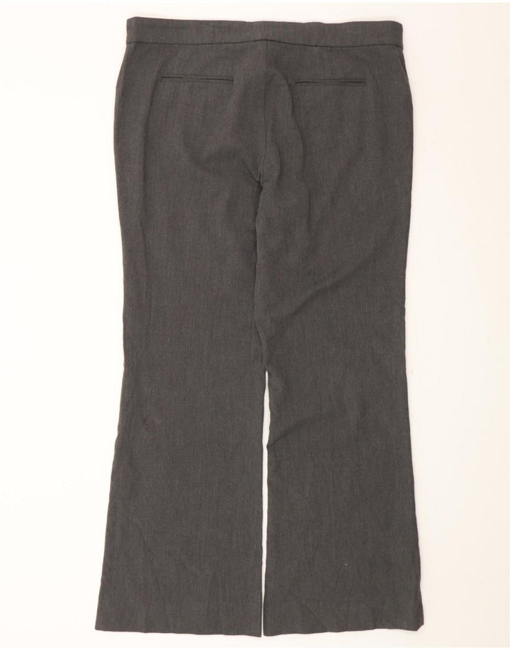 RALPH LAUREN Womens Bootcut Suit Trousers US 12 Large W35 L29 Grey Vintage Ralph Lauren and Second-Hand Ralph Lauren from Messina Hembry 