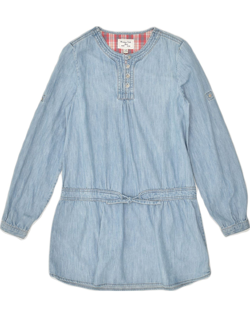 MASSIMO DUTTI Girls Denim Dress 13-14 Years Blue Cotton | Vintage Massimo Dutti | Thrift | Second-Hand Massimo Dutti | Used Clothing | Messina Hembry 