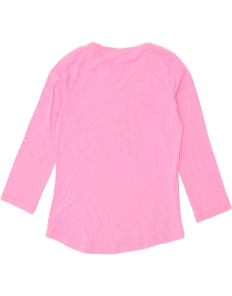 CHAMPION Girls Graphic Top Long Sleeve 11-12 Years Large Pink | Vintage Champion | Thrift | Second-Hand Champion | Used Clothing | Messina Hembry 