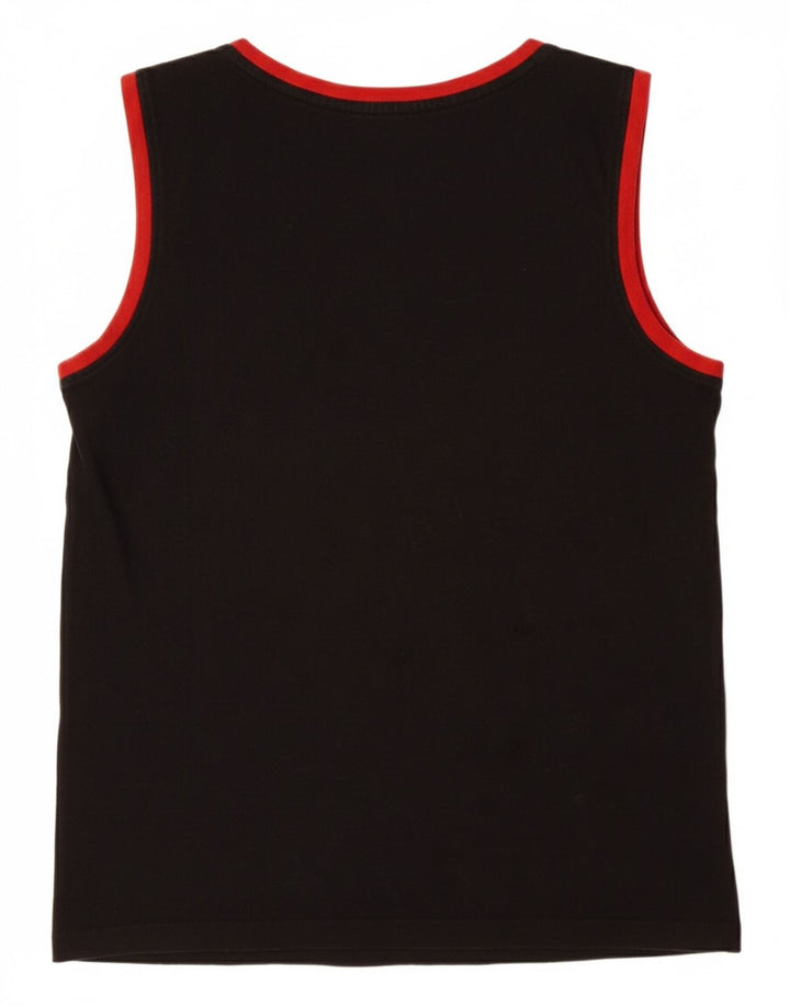 NBA Boys Chicago Bulls Graphic Vest Top 11-12 Years Black Cotton