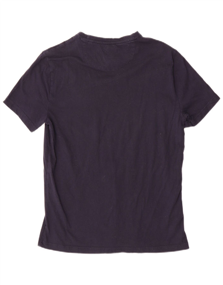 Penguin Mens T-Shirt Top Medium Navy Blue Cotton