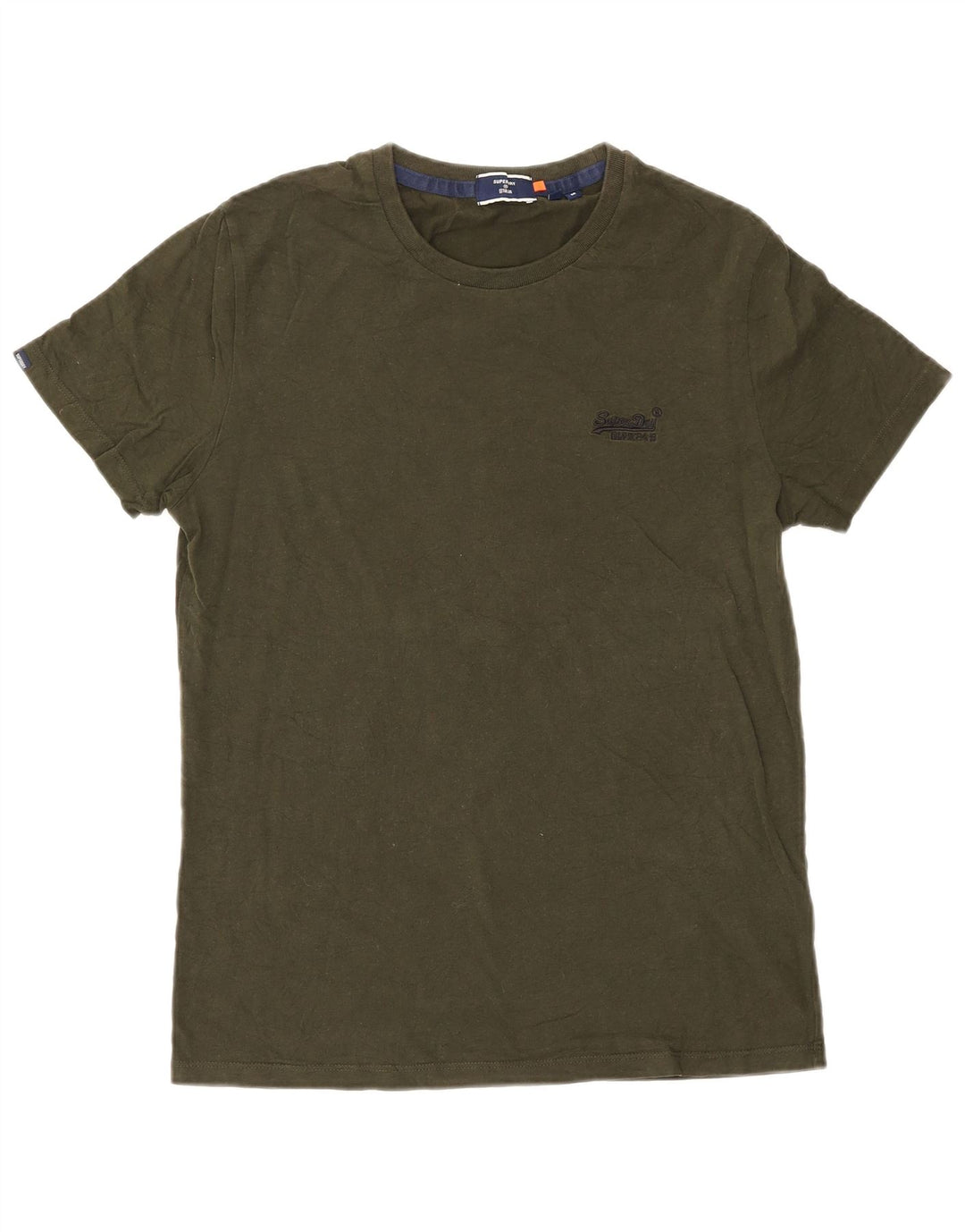 Superdry Mens T-Shirt Top Medium Green Cotton