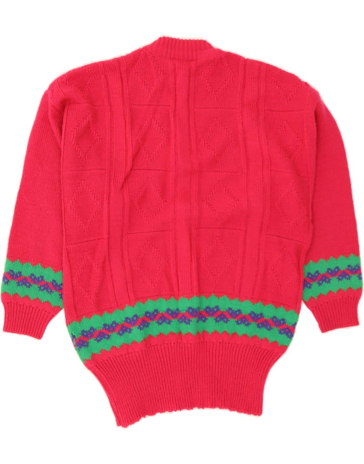ST. BERNARD Womens Turtle Neck Jumper Sweater UK 14/16 Large Pink Vintage St. Bernard and Second-Hand St. Bernard from Messina Hembry 