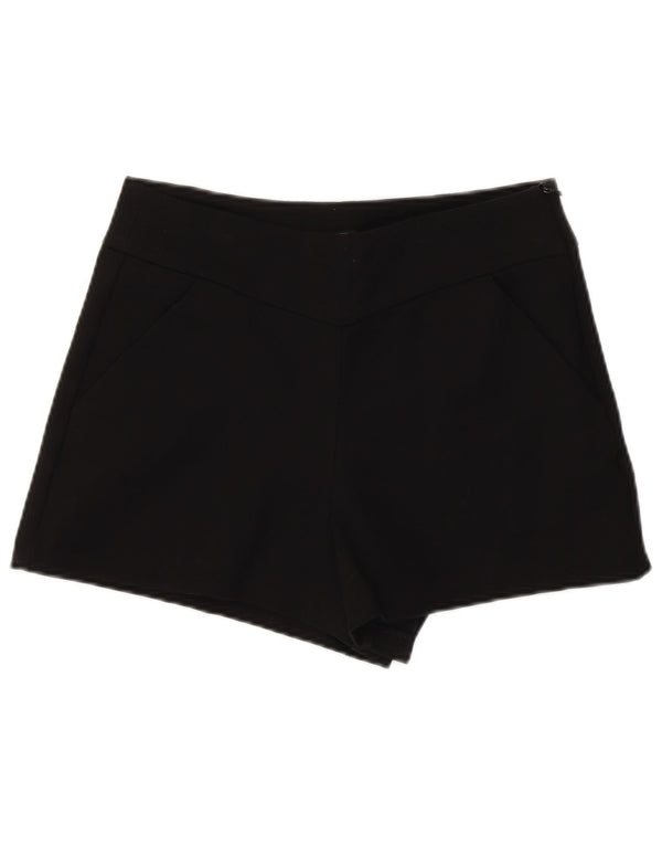 Zara Womens High Rise Hot Pants Small W26 Black