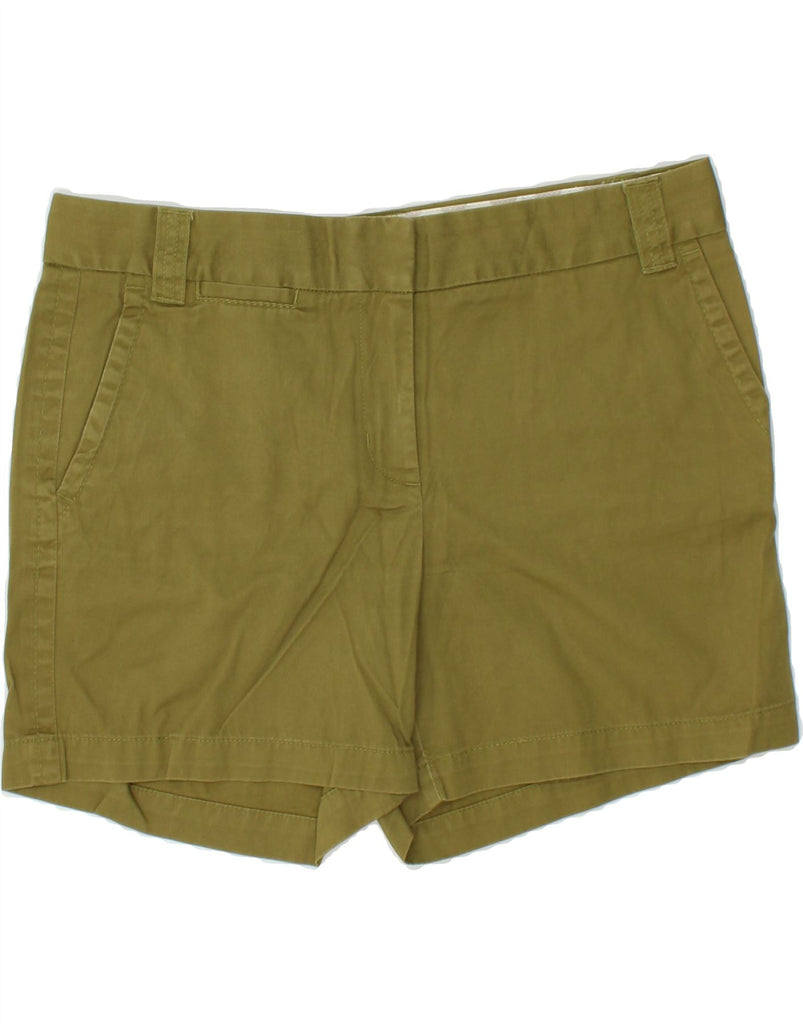 J. CREW Womens City Fit Chino Shorts UK 16 Large W34 Green Cotton | Vintage J. Crew | Thrift | Second-Hand J. Crew | Used Clothing | Messina Hembry 