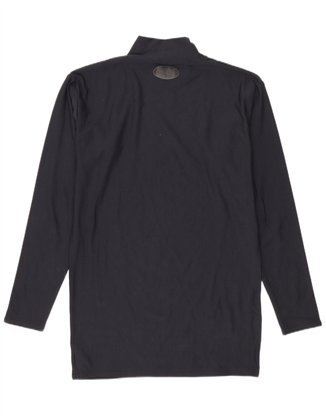 Under Armour Mens Top Long Sleeve Medium Navy Blue Nylon