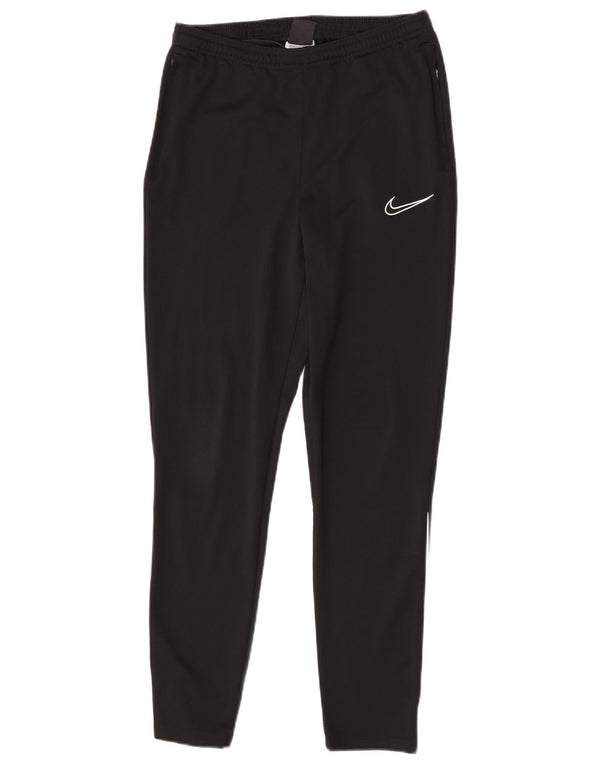 Nike Mens Dri Fit Tracksuit Trousers Small Black Polyester