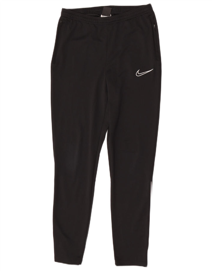 Nike Mens Dri Fit Tracksuit Trousers Small Black Polyester