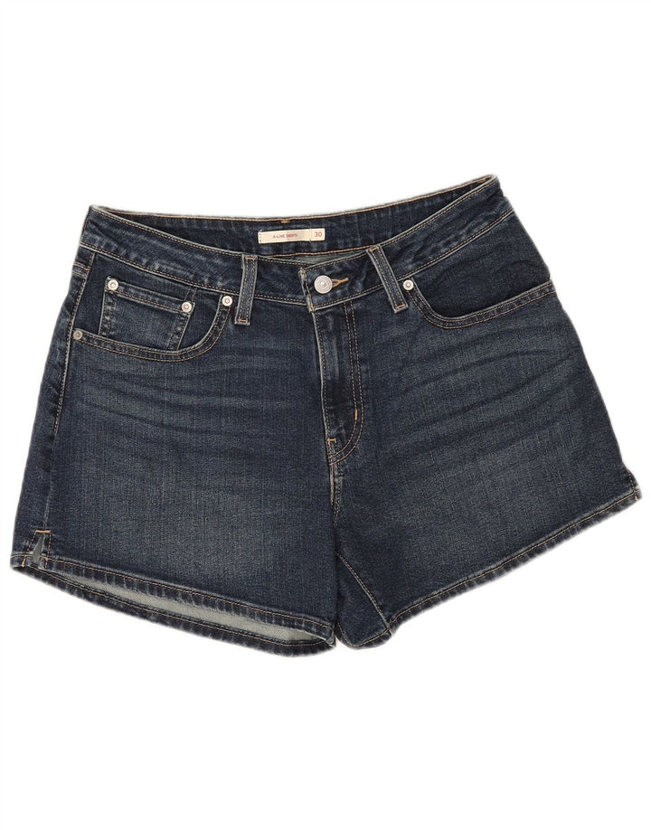 Levi's Womens Denim Shorts W30 Medium Blue Cotton