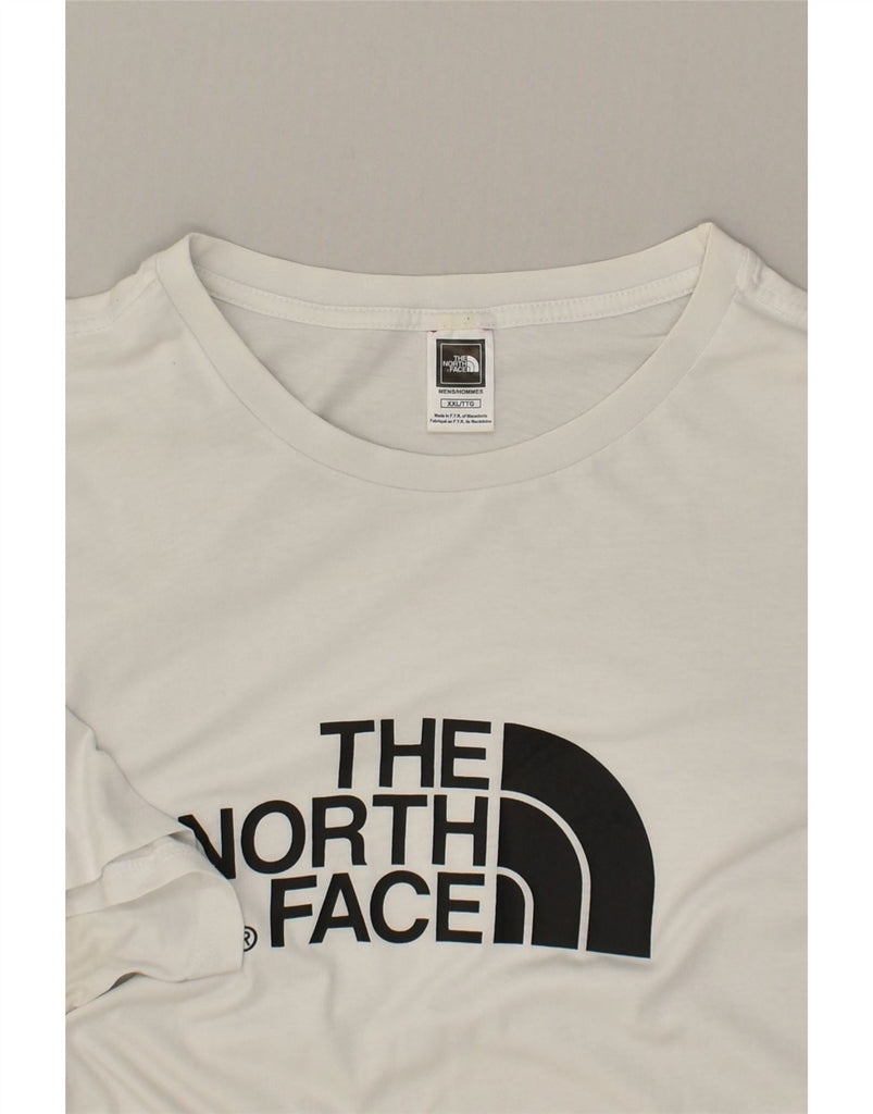 THE NORTH FACE Mens Graphic T-Shirt Top 2XL White Cotton Vintage The North Face and Second-Hand The North Face from Messina Hembry 