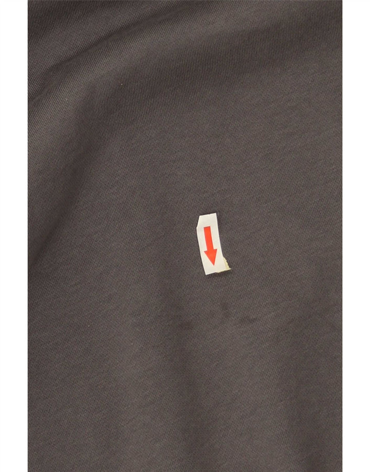 Adidas Mens Hoodie Jumper XL Grey Cotton