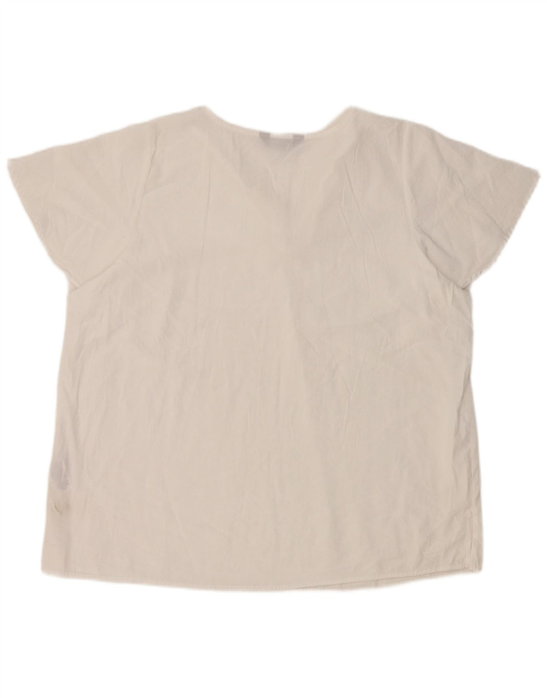 Marks & Spencer Womens Blouse Top UK 20 2XL White Viscose