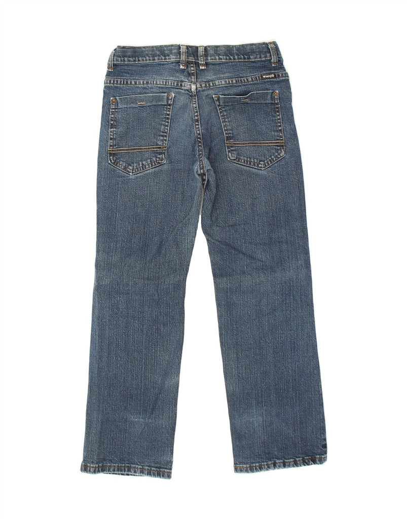 WRANGLER Boys Husky Straight Jeans 11-12 Years W28 L26 Blue Cotton | Vintage Wrangler | Thrift | Second-Hand Wrangler | Used Clothing | Messina Hembry 