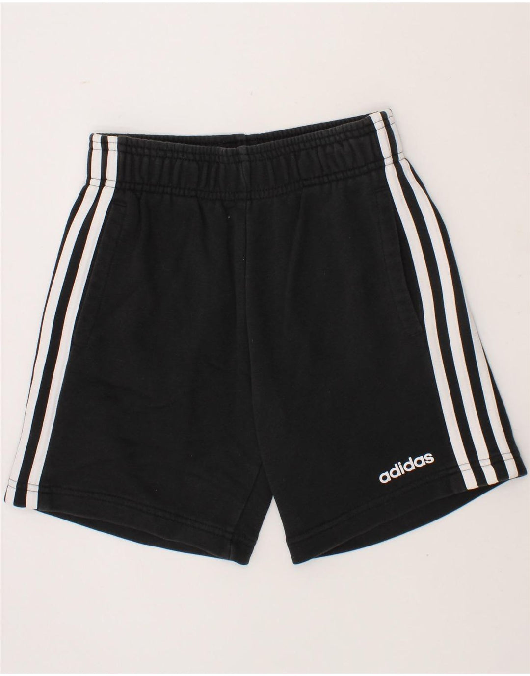 ADIDAS Boys Sport Shorts 9-10 Years Black Cotton Vintage Adidas and Second-Hand Adidas from Messina Hembry 