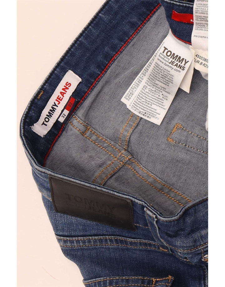 Tommy Hilfiger Mens Slim Jeans W32 L32 Blue Cotton
