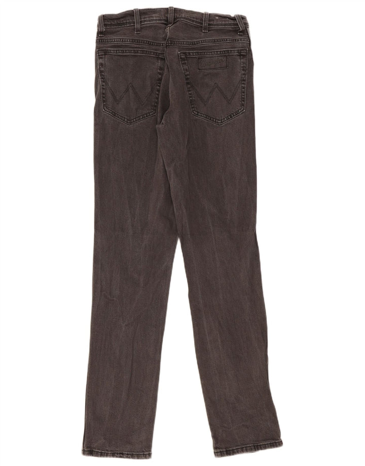 Wrangler Mens Texas Slim Jeans W32 L34 Grey Cotton