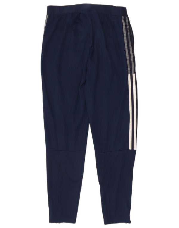 Adidas Mens Primegreen Tracksuit Trousers Medium Navy Blue Polyester