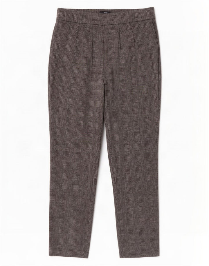 Marks & Spencer Womens Cropped Trousers UK 12 Medium W30 L25 Grey