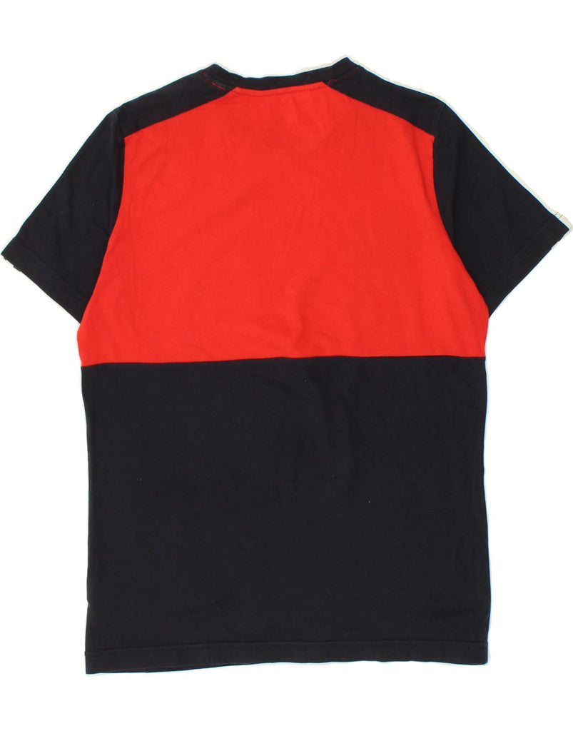 ADIDAS Boys Graphic T-Shirt Top 13-14 Years Black Colourblock Cotton Vintage Adidas and Second-Hand Adidas from Messina Hembry 