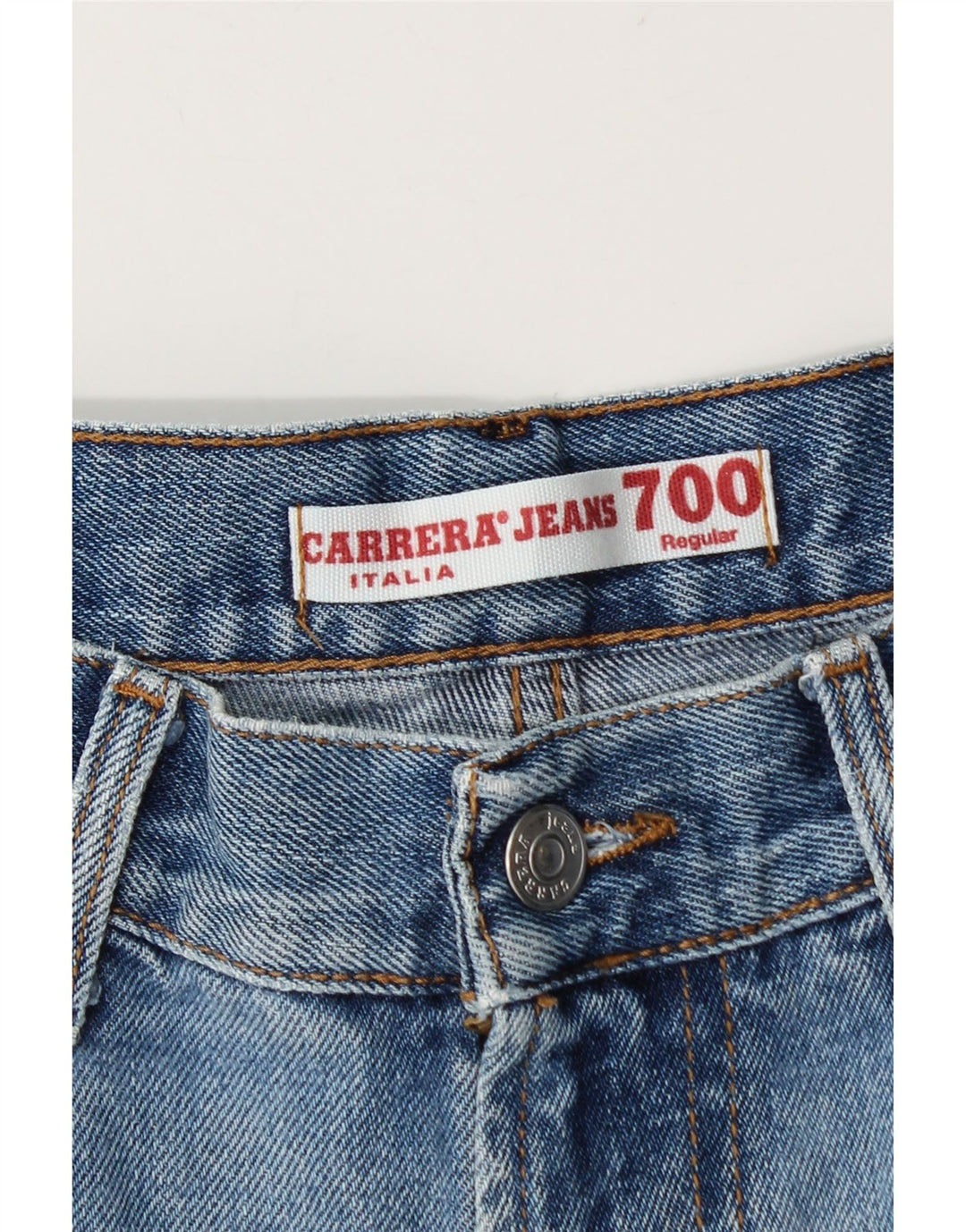Carrera Mens 700 Regular Straight Jeans  W32 L31 Blue