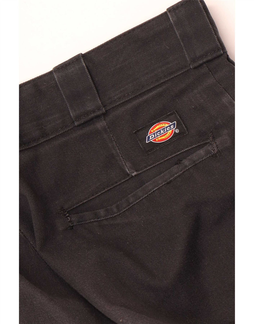 Dickies Mens Straight Chino Trousers W32 L32 Black