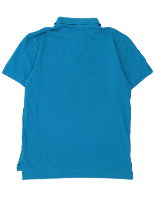 U.S. Polo Assn. Mens Polo Shirt Medium Blue Cotton