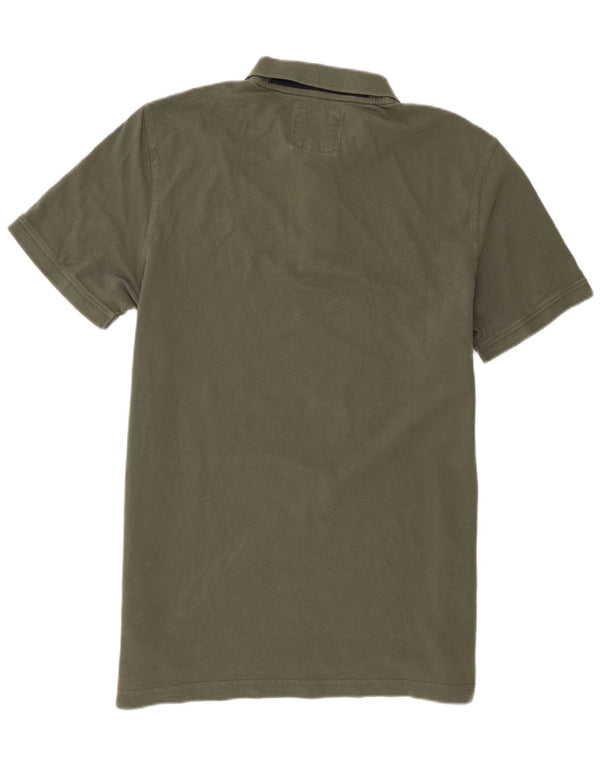 Crew Clothing Mens Polo Shirt XL Khaki Cotton