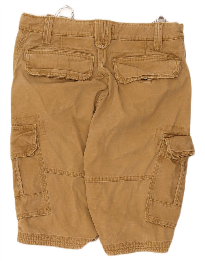 Fat Face Mens Regular Cargo Shorts W32 Medium Beige Cotton