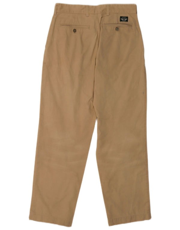 Dockers Mens Tapered Chino Trousers W30 L30 Beige Cotton