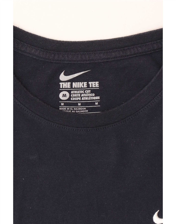 Nike Mens Athletic Cut T-Shirt Top Medium Navy Blue
