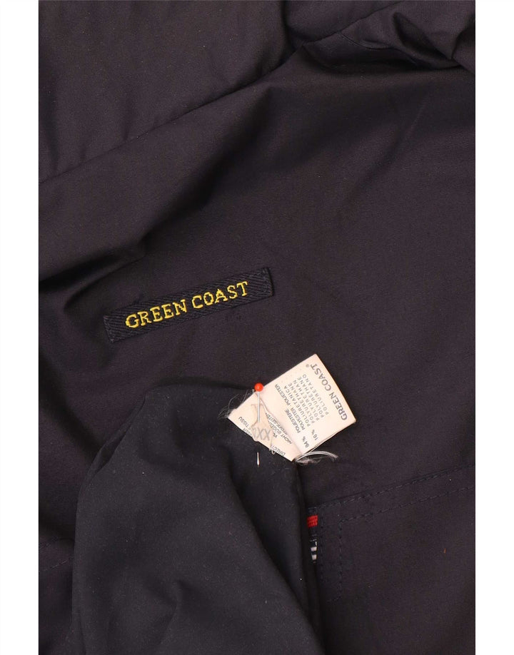 Green Coast Mens Reversible Gilet UK 44 2XL Navy Blue Polyurethane
