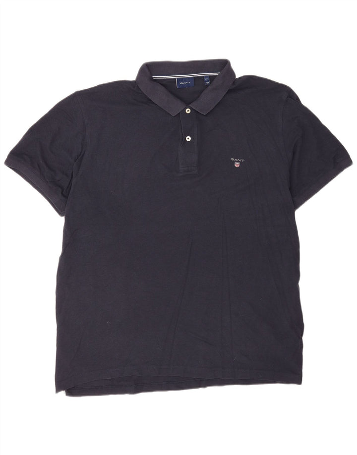 Gant Mens Polo Shirt 3XL Navy Blue Cotton