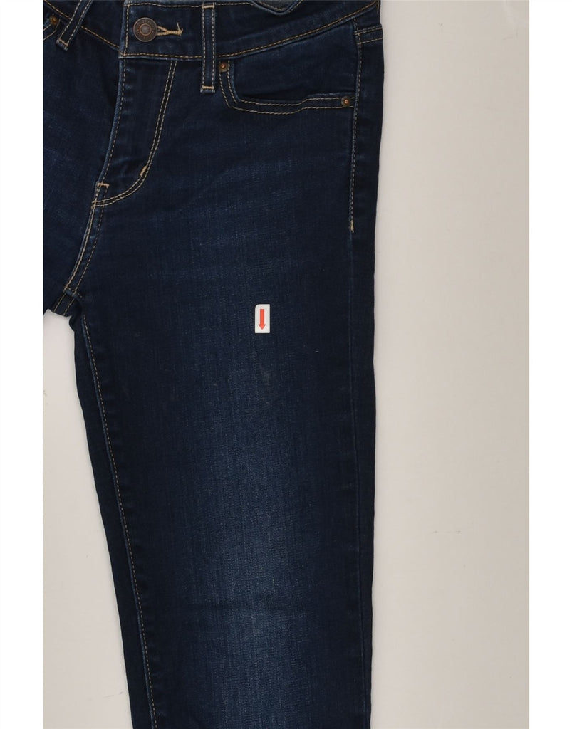 LEVI'S Womens 712 Slim Jeans W26 L27 Navy Blue Cotton | Vintage Levi's | Thrift | Second-Hand Levi's | Used Clothing | Messina Hembry 