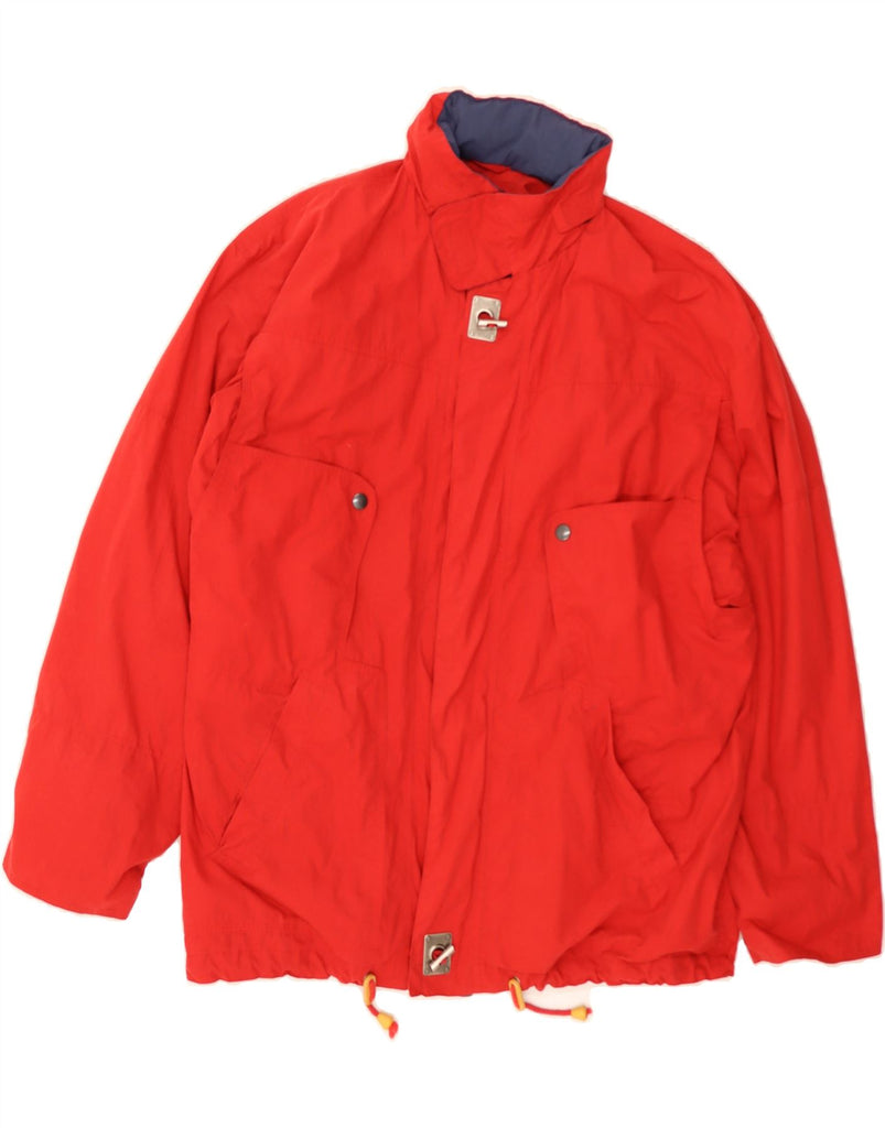 VINTAGE Mens Windbreaker Jacket UK 40 Large Red Vintage Vintage and Second-Hand Vintage from Messina Hembry 