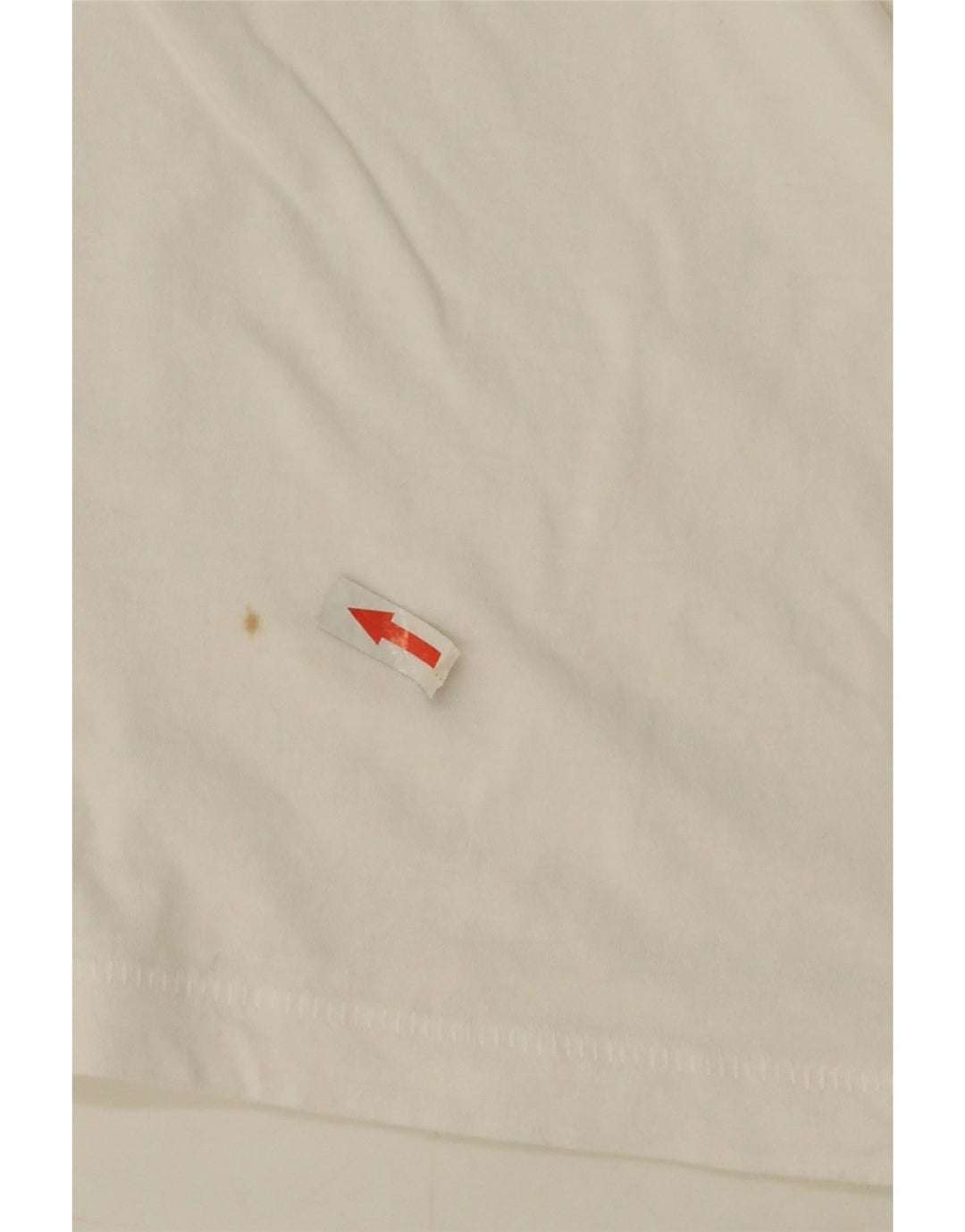 French Connection Mens T-Shirt Top 2XL White Colourblock Cotton