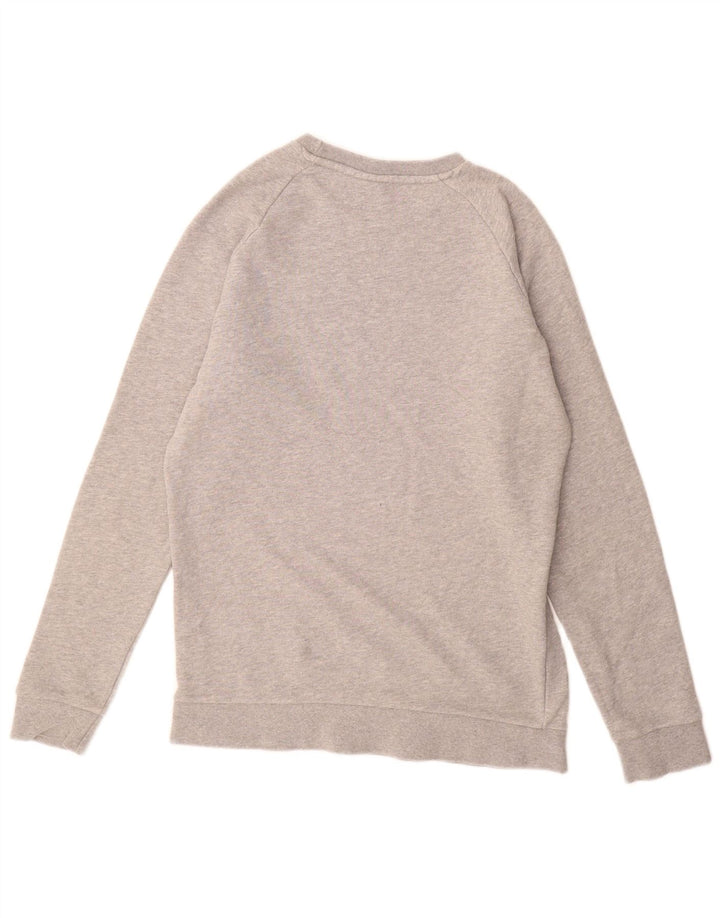 ADIDAS Mens Sweatshirt Jumper Small Grey Cotton
