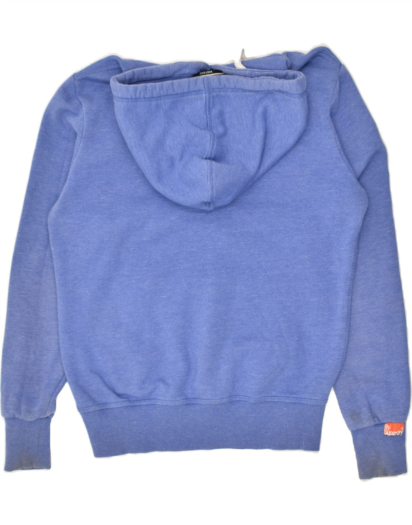 SUPERDRY Mens Graphic Hoodie Jumper Large Blue Cotton | Vintage Superdry | Thrift | Second-Hand Superdry | Used Clothing | Messina Hembry 