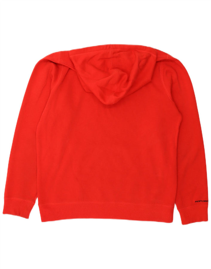 UNDER ARMOUR Mens Hoodie Jumper Medium Red