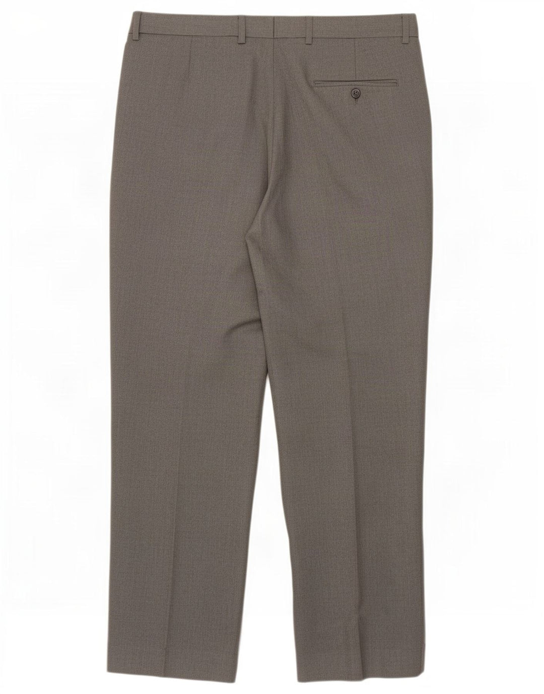 Marks & Spencer Mens Regular Fit Suit Trousers W36 L29 Grey Polyester
