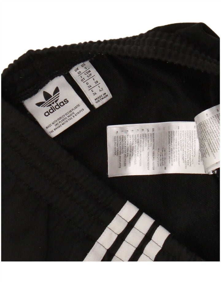 Adidas Womens Tracksuit Trousers UK 10 Small Black Polyester