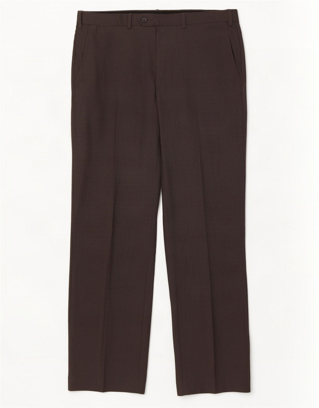 Marks & Spencer Mens Straight Suit Trousers W36 L31 Grey Wool
