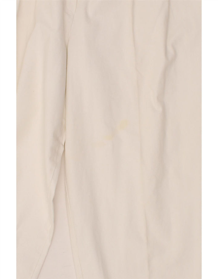 VINTAGE Womens Pegged Chino Trousers W30 L29  White Vintage Vintage and Second-Hand Vintage from Messina Hembry 