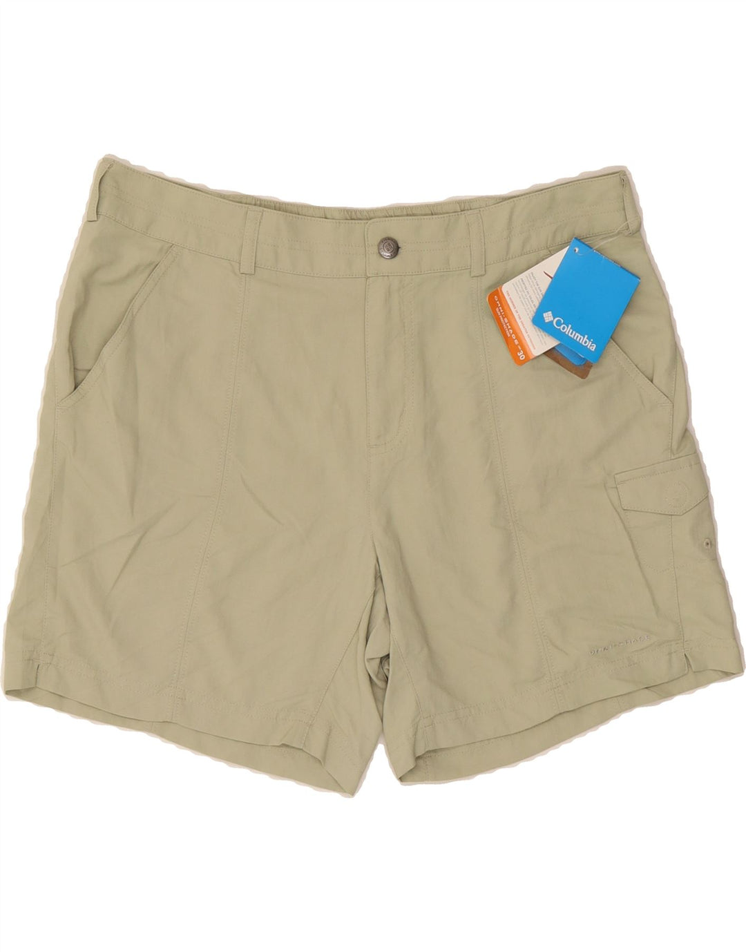 COLUMBIA Womens Cargo Shorts US 12 Large W34  Beige Nylon Vintage Columbia and Second-Hand Columbia from Messina Hembry 