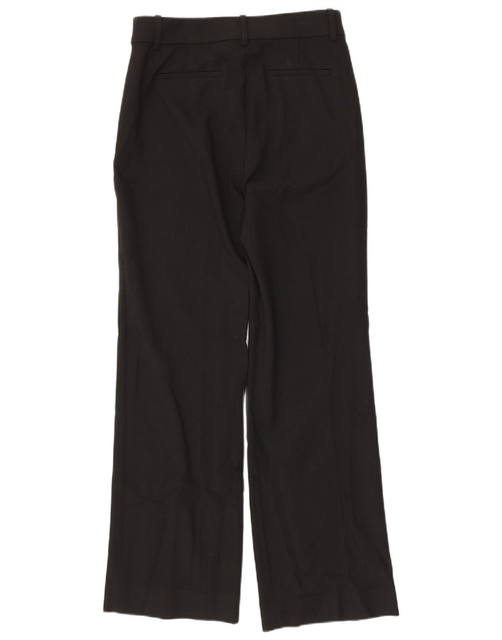 J. CREW Womens Straight Chino Trousers US 6 Medium W30 L31 Black Polyester