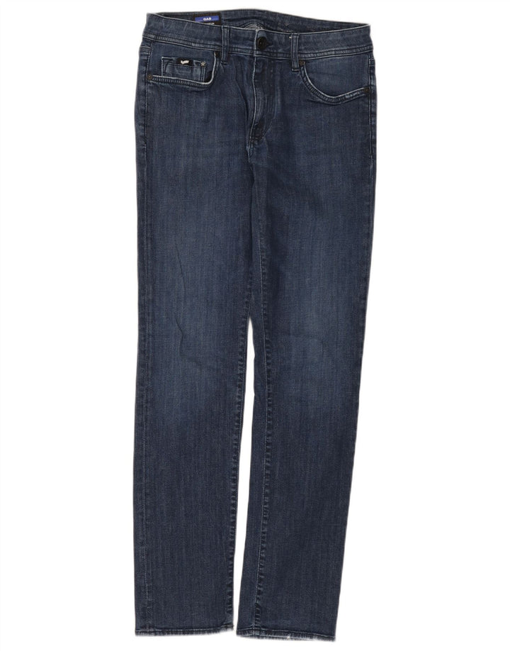 Gas Womens Slim Jeans W31 L32 Blue Cotton