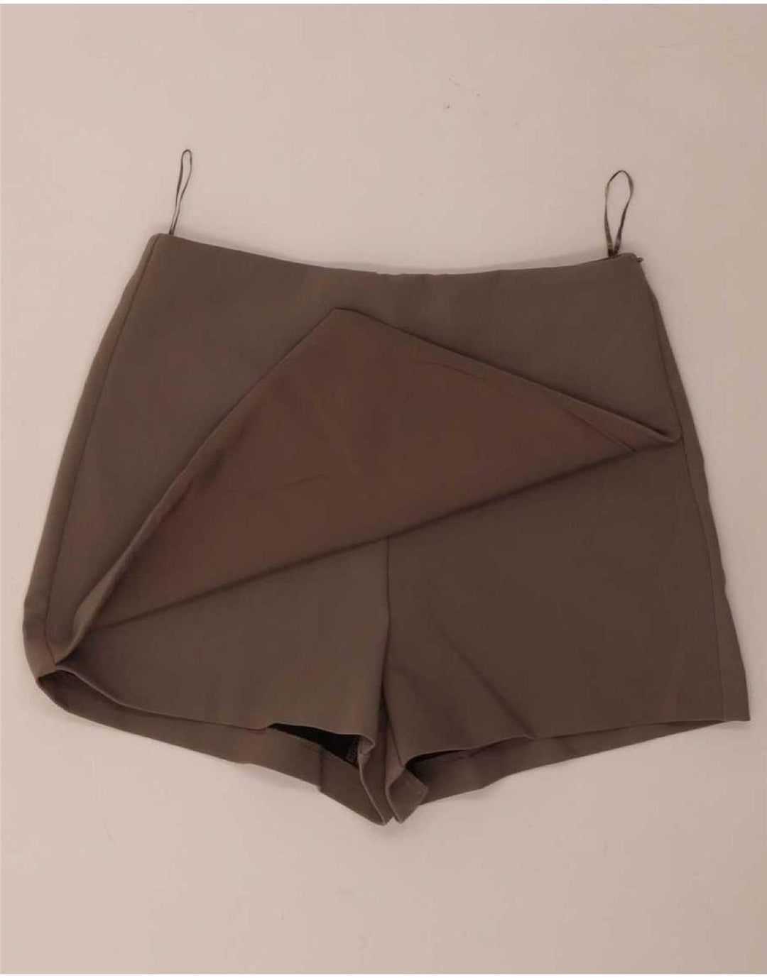 Zara Womens Skort Shorts UK 12 Medium Grey